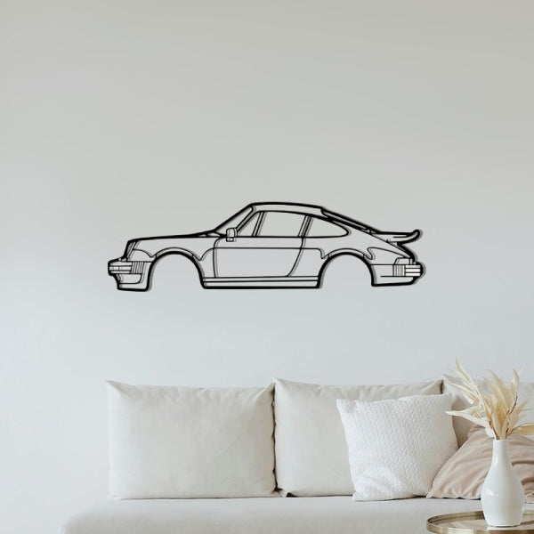 Porsche 911 Turbo 964 Silhouette Metal