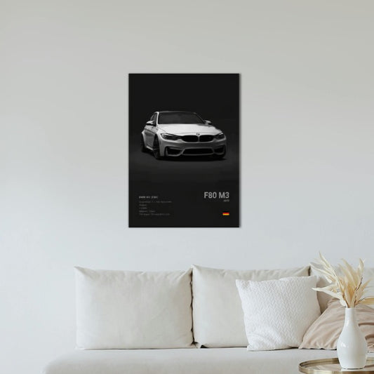 BMW F80 M3 Concept Poster
