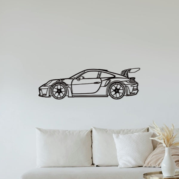 Porsche GT3 RS Classic Silhouette Metal