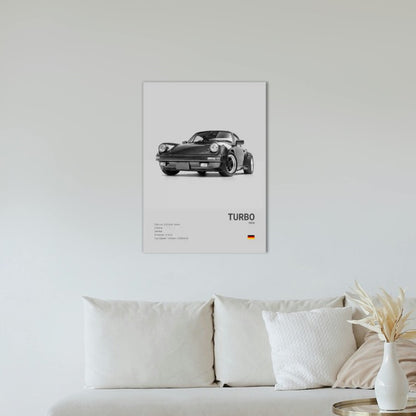 Porsche 911 Turbo (G-Series) Concept Poster