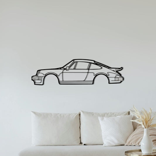 Porsche 911 Turbo 964 Silhouette Metal