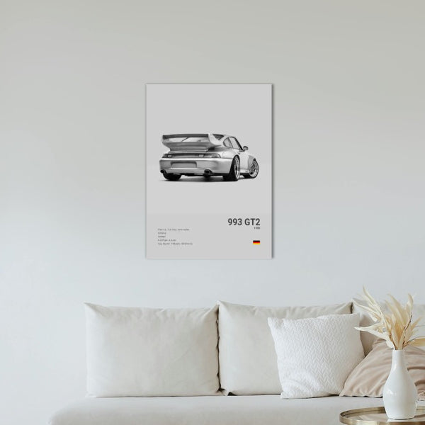 Porsche GT2 (993) Concept Poster