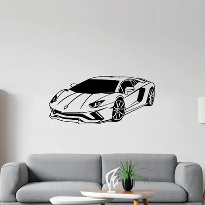Lamborghini Aventador Angle Silhouette Sticker