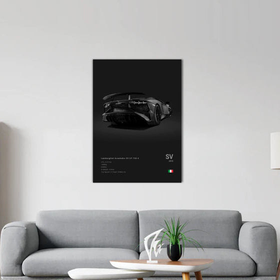 Lamborghini Aventador SV Concept Poster