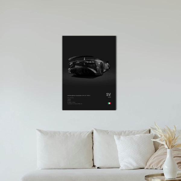 Lamborghini Aventador SV Concept Poster