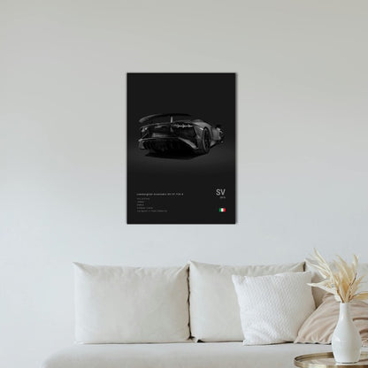 Lamborghini Aventador SV Concept Poster