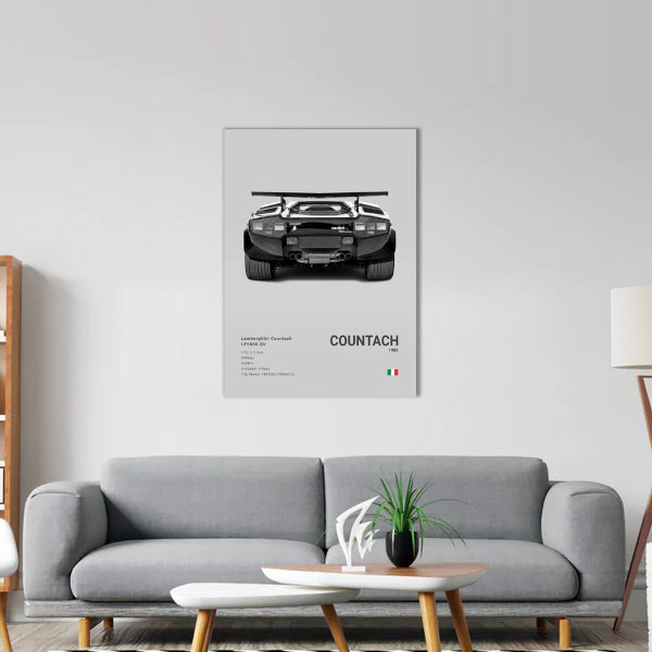 Lamborghini Countach 1985 Concept Poster