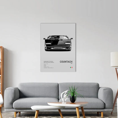 Lamborghini Countach 1988 Concept Poster