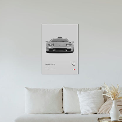 Lamborghini Diablo GT Concept Poster