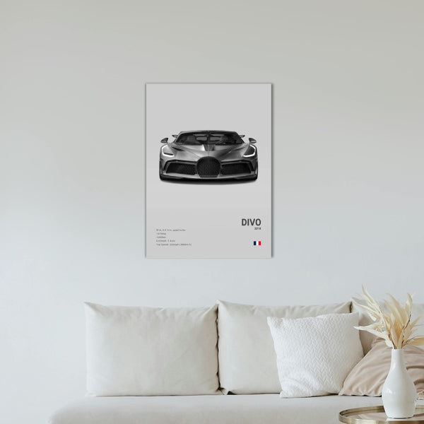 Bugatti Divo Concept Poster