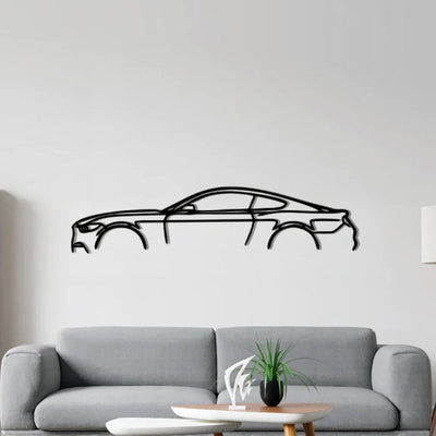 Ford Mustang EcoBoost Classic Silhouette Metal