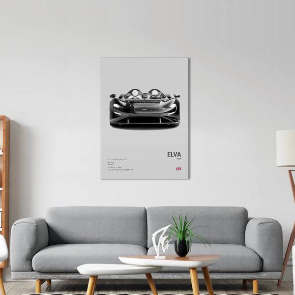 McLaren Elva Concept Poster