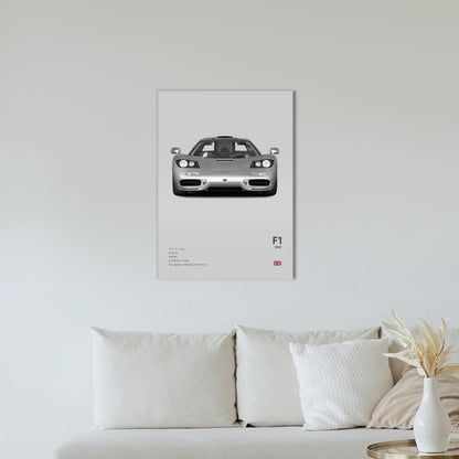 McLaren F1 Concept Poster