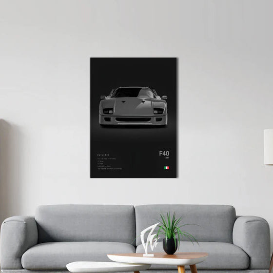 Ferrari F40 Concept Poster