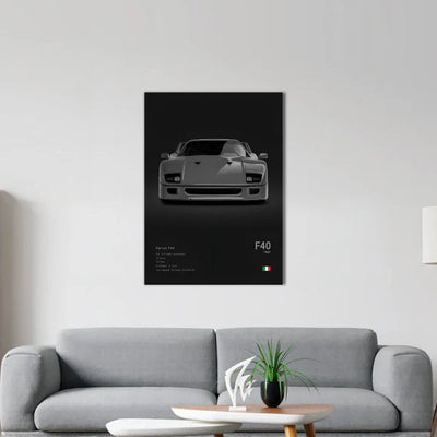 Ferrari F40 Concept Poster
