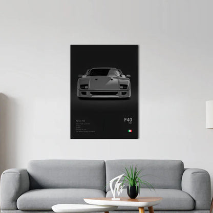 Ferrari F40 Concept Poster