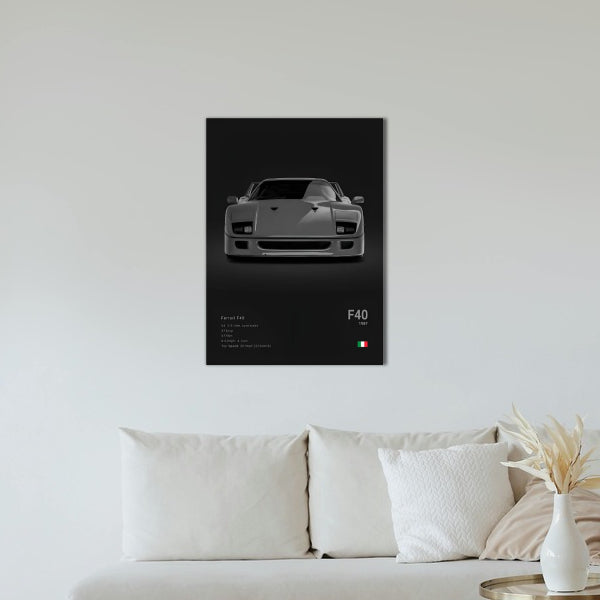 Ferrari F40 Concept Poster