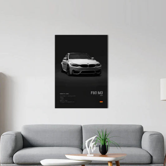 BMW F80 M3 Concept Poster