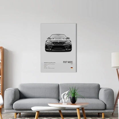 BMW F87 M2 Competition Concept Poster