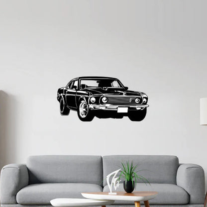 Ford Mustang Fastback Angle Silhouette Sticker