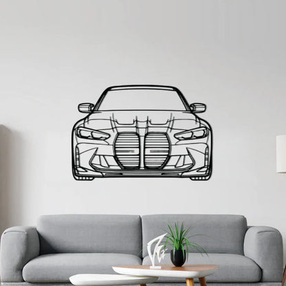 BMW M3 G80 Concept Silhouette Metal