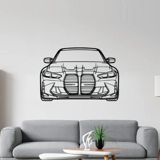 BMW M3 G80 Concept Silhouette Metal