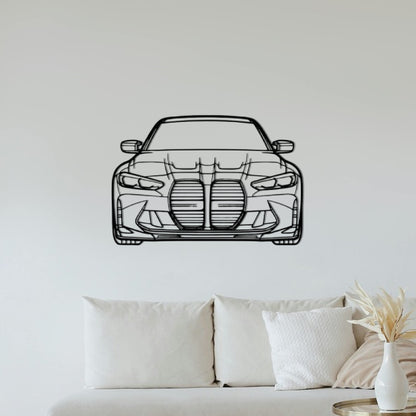 BMW M3 G80 Concept Silhouette Metal