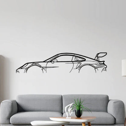 Porsche GT3 RS Classic Silhouette Sticker