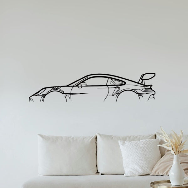 Porsche GT3 RS Classic Silhouette Sticker