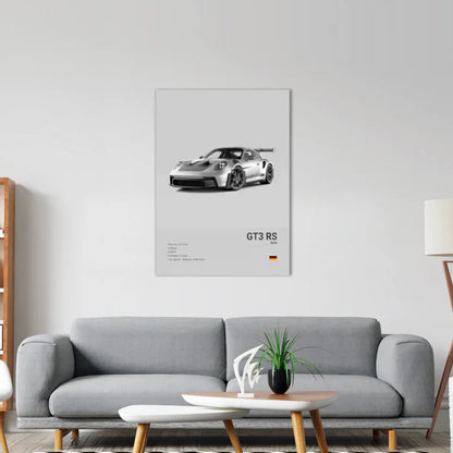Porsche GT3 RS Concept Poster