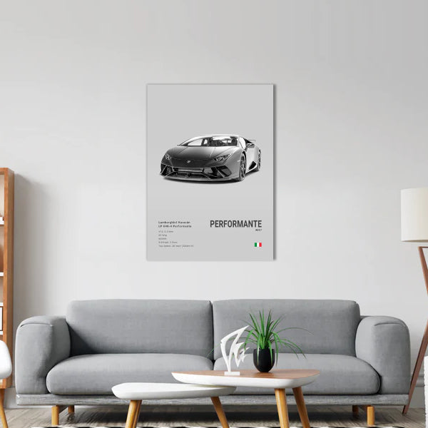 Lamborghini Huracán Performante Concept Poster