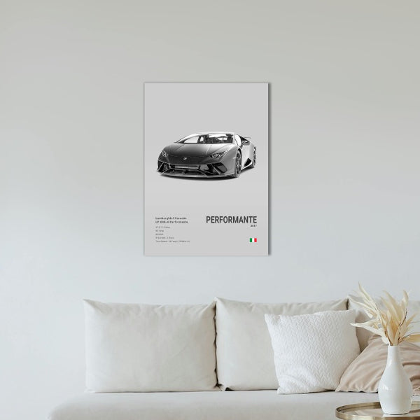 Lamborghini Huracán Performante Concept Poster