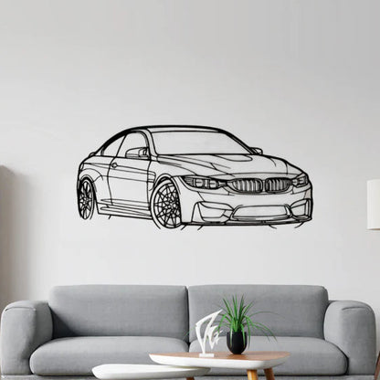 BMW M4 Angle Silhouette Sticker