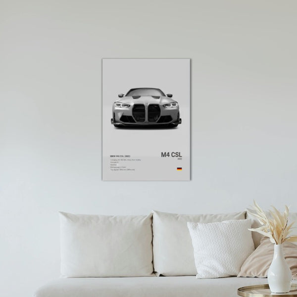 BMW G82 M4 CSL Concept Poster