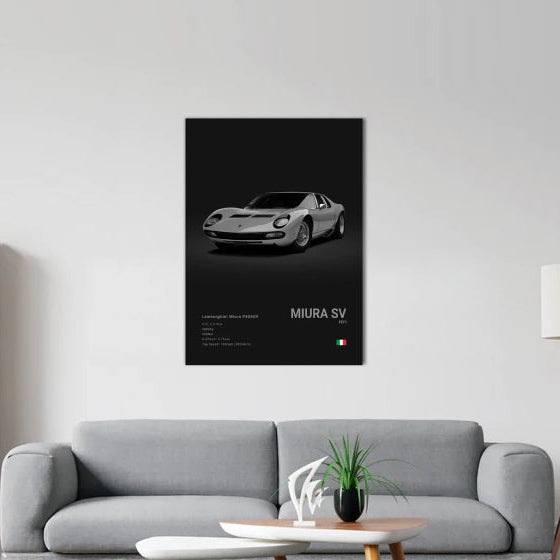 Lamborghini Miura SV Concept Poster