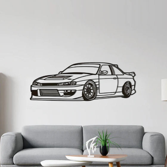 Nissan 240SX Angle Silhouette Metal