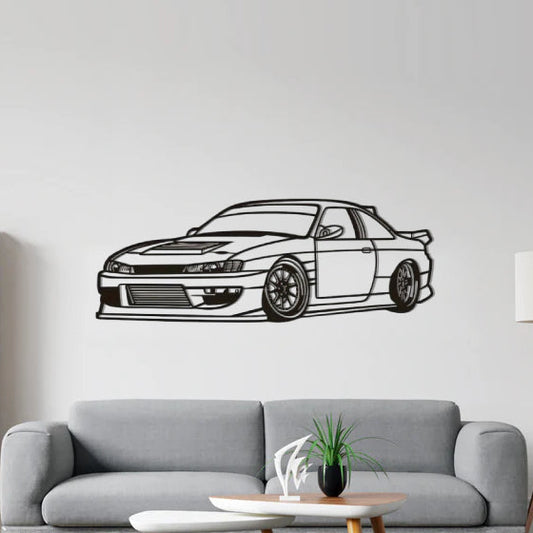 Nissan 240SX Angle Silhouette Metal