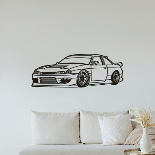 Nissan 240SX Angle Silhouette Metal
