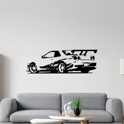 Nissan Skyline GT-R R34 Rear Angle Silhouette Sticker
