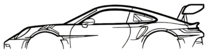 Porsche GT3 RS Classic Silhouette Sticker