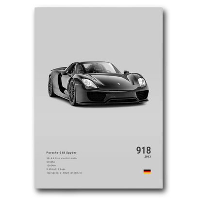 Porsche 918 Concept Poster
