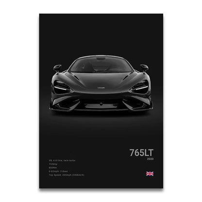 McLaren 765LT Concept Poster