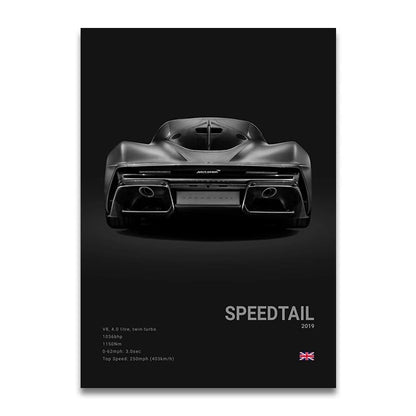 McLaren Speedtail Concept Poster