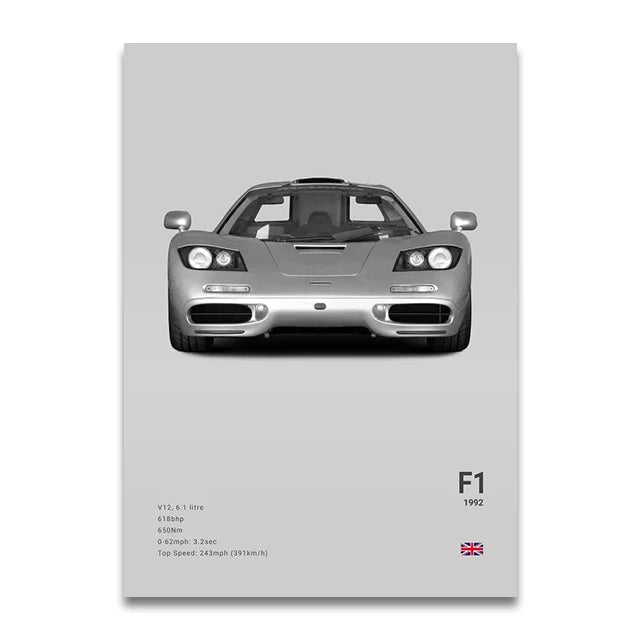 McLaren F1 Concept Poster
