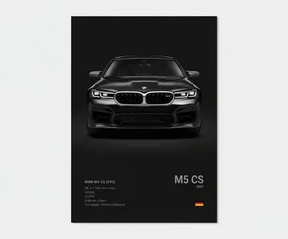 BMW F90 M5 CS Concept Poster