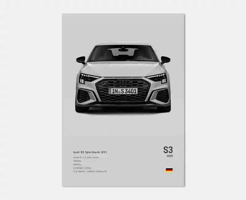 Audi S3 Concept Poster