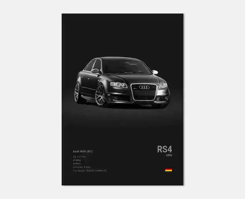 Audi RS4 Concept Poster