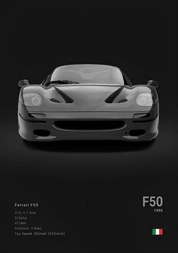 Ferrari F50 Concept Poster