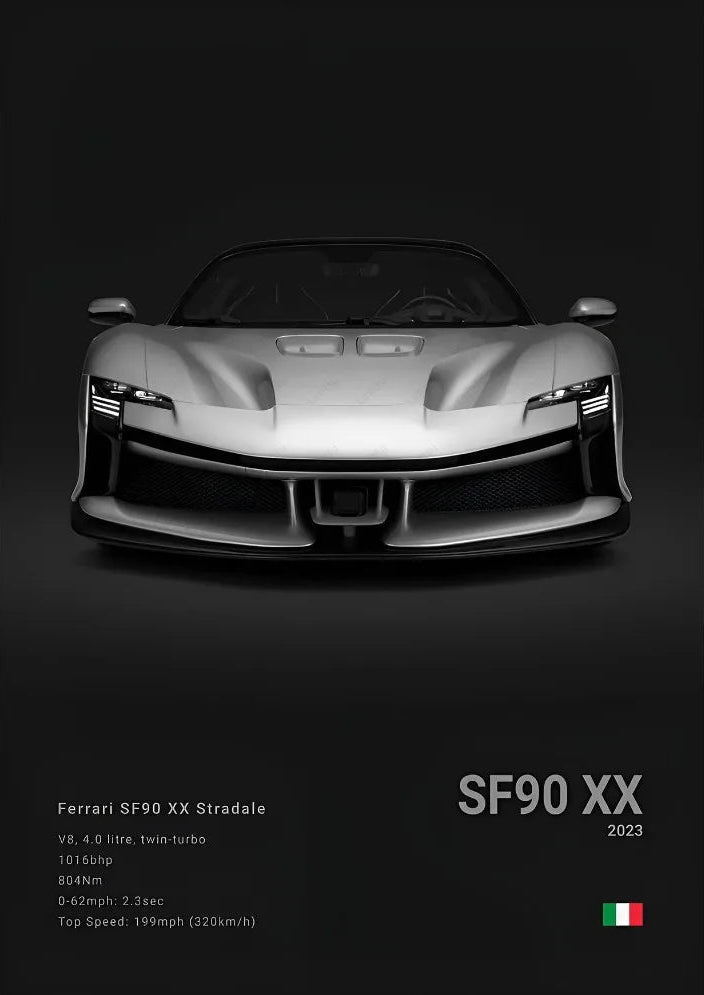 Ferrari SF90 XX Concept Poster