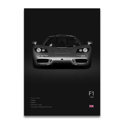 McLaren F1 Concept Poster